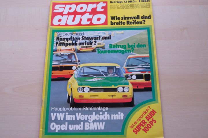 Deckblatt Sport Auto (09/1973)